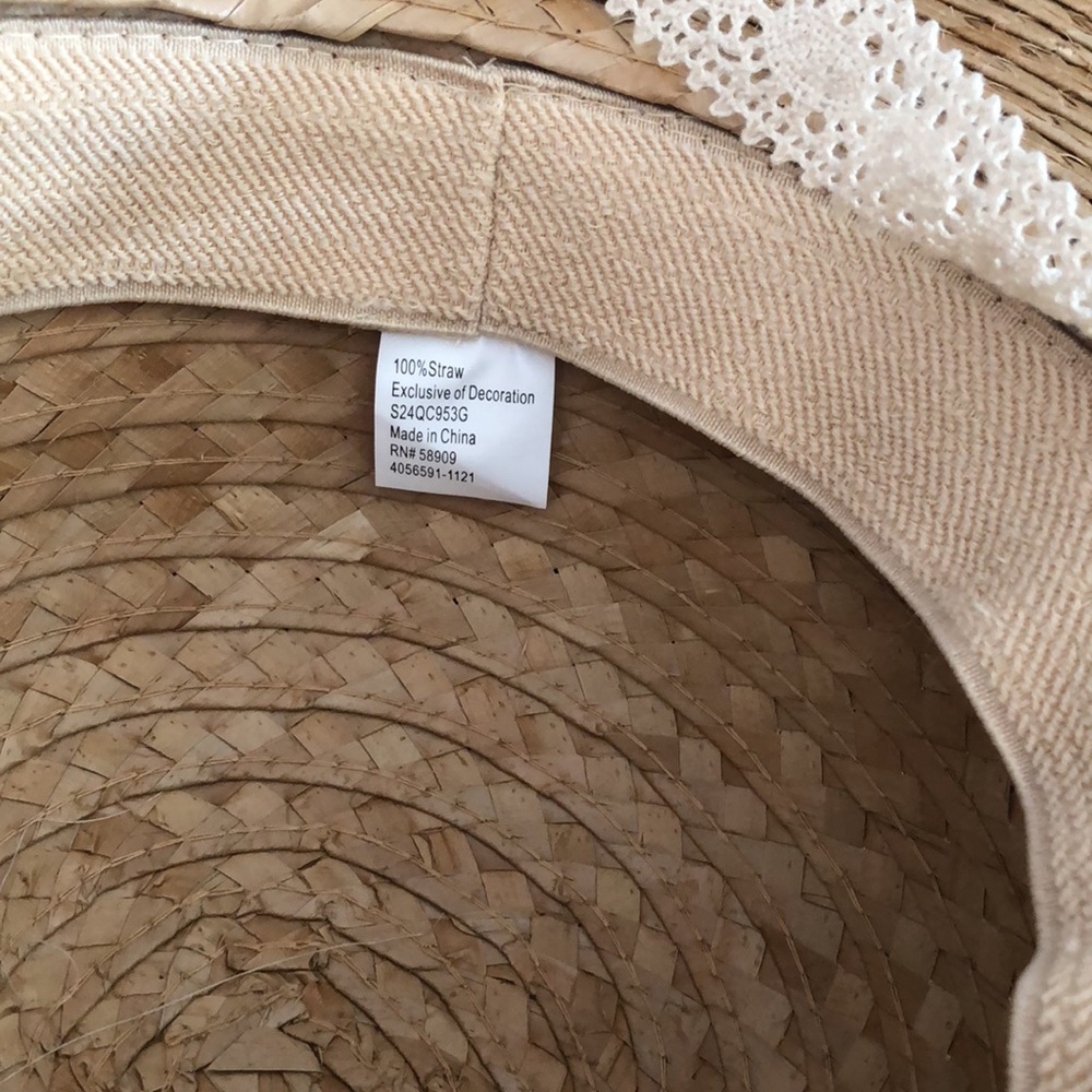 Brand new copper key girls straw hat - Picture 4 of 5
